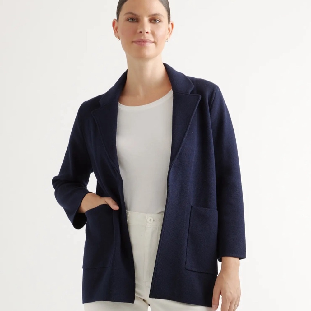 J. Crew Eloise Sweater Blazer L